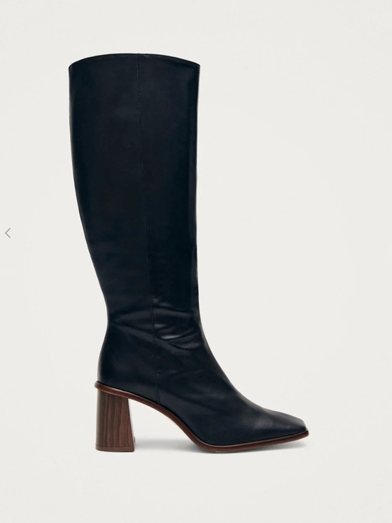 ALOHAS Shoes - ALOHAS East Black Leather Boots, comfortable heels